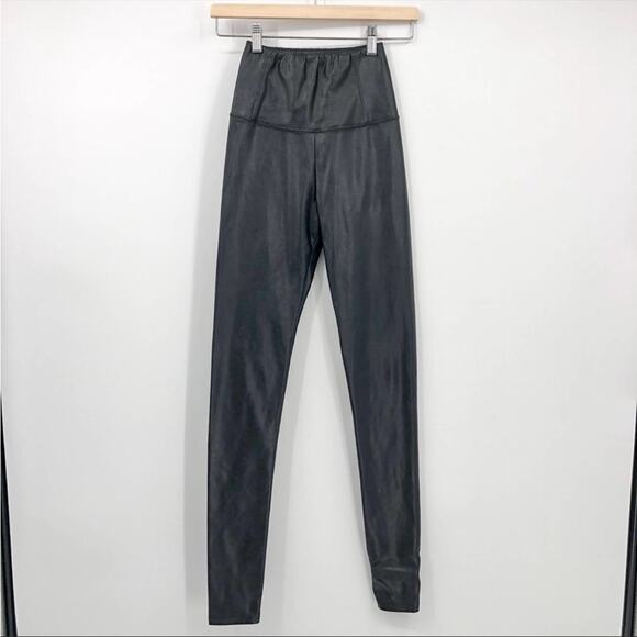 Wilfred Pants - Wilfred Free Daria Pant High-Waisted Black Vegan Leather Leggings Extra Small